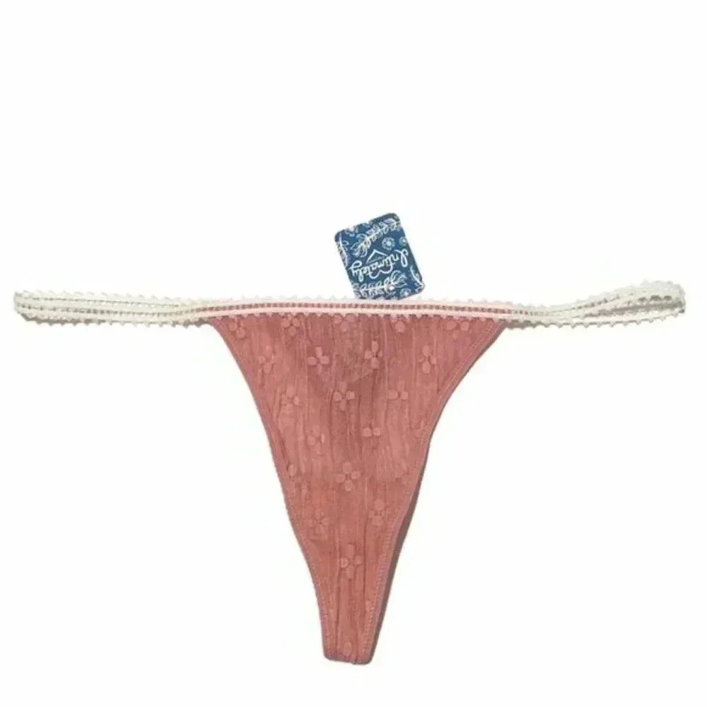 Free People Gabriella Thong (Light Pink)